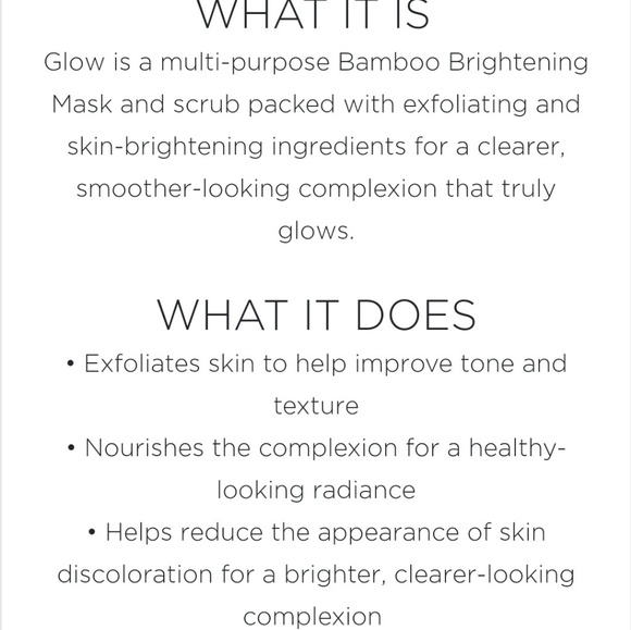 New! Cosmedix GLOW Bamboo Brightening Mask - Picture 2 of 3